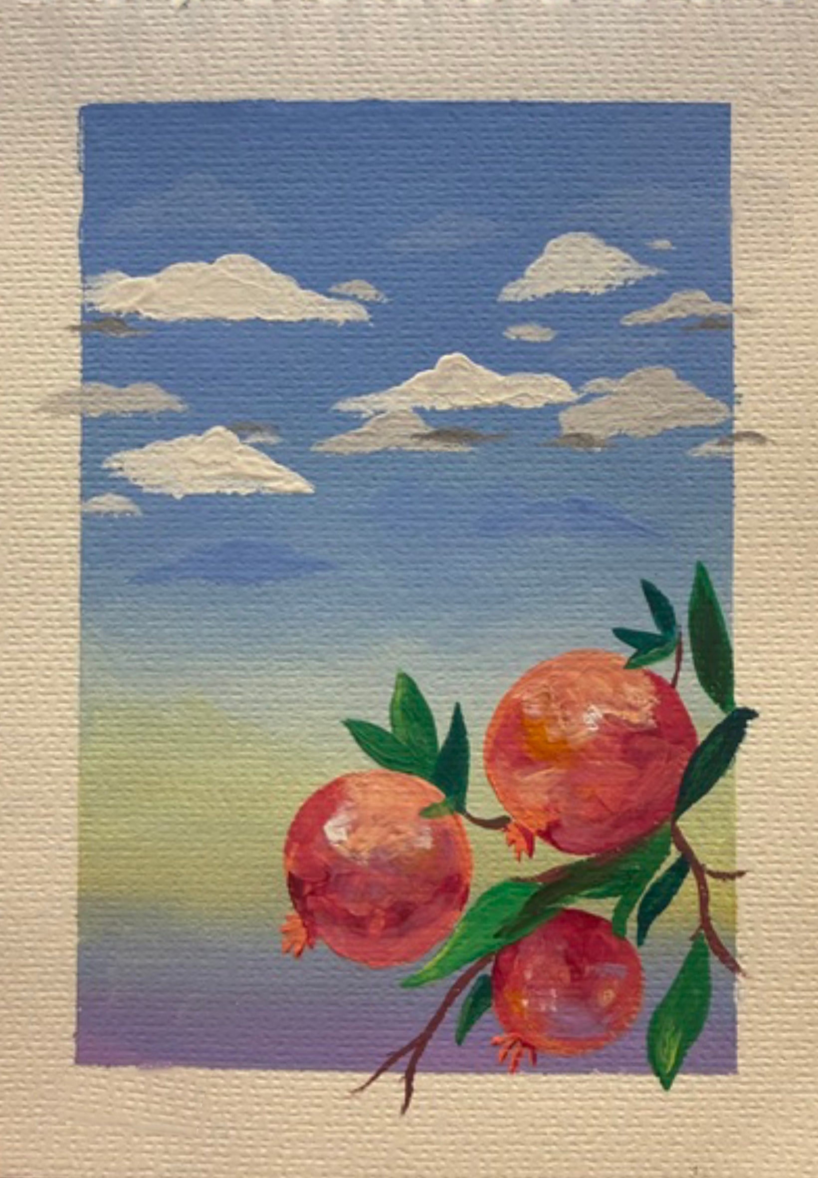 Sky pomegranates