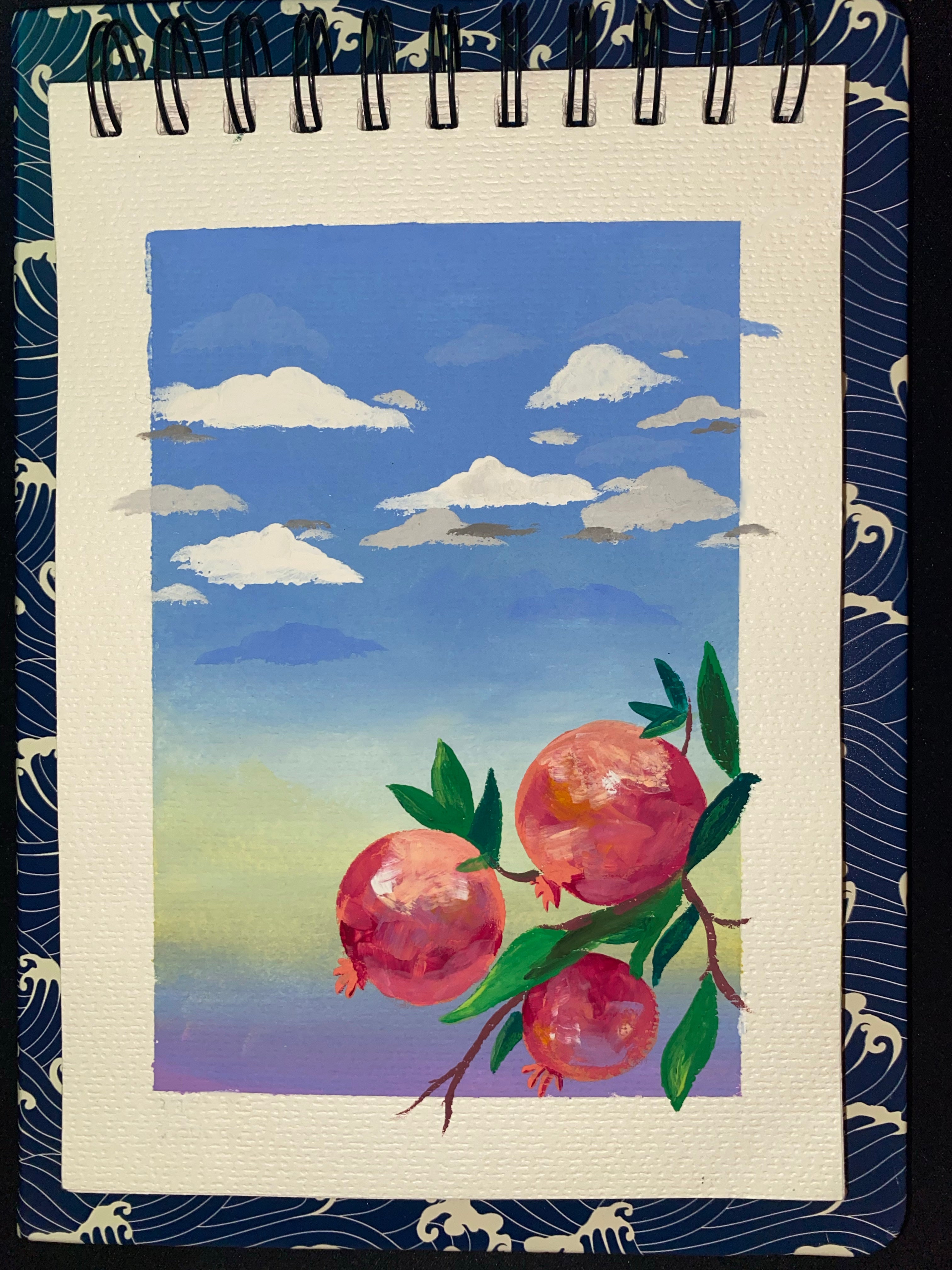 Sky pomegranates